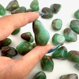 Green Chrysoprase Tumbled Stone, Tumbled Chrysoprase, Juicy Chrysoprase Stone, Smooth Chrysoprase Tumble