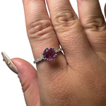 Sterling Silver Adjustable Gemstone Ring - Over 90 Options - Natural Crystal Ring