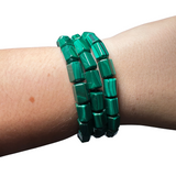High Quality Gemstone Bracelet - Natural Crystal Bracelet - Round Crystal Bracelet