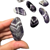 Zebra Amethyst - Banded Amethyst - Tumbled Amethyst - Pocket Amethyst - T3
