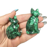 Malachite Animal Carving, Natural Malachite Carving, Malachite Gemstone Carving