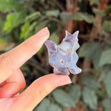 Purple Chalcedony- Cat - Indonesia- Intuitive