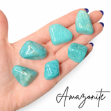 Amazonite Tumbled Stone, Amazonite Pocket Stone, Healing Amazonite, Tumbled Amazonite