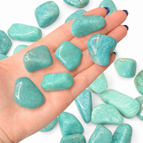 Amazonite Tumbled Stone, Amazonite Pocket Stone, Healing Amazonite, Tumbled Amazonite