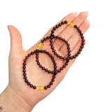 Amber Bracelet - Multi Colored Amber Bracelet - 4-5mm Amber Bracelet - High Quality