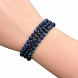 Super Quality Afghanite Bracelet - Round Afghanite Bracelet - 4mm Afghanite Bracelet - UV Reactive