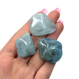 Aquamarine Tumble, Tumbled Aquamarine, Polished Aquamarine, Pocket Aquamarine