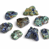 ONE Azurite Cluster - Azurite with Malachite - Small Azurite Crystals - China