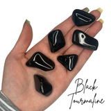 Tumbled Black Tourmaline, Quality Black Tourmaline, Polished Black Tourmaline, Black Tourmaline Tumble