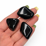 Tumbled Black Tourmaline, Quality Black Tourmaline, Polished Black Tourmaline, Black Tourmaline Tumble