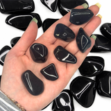 Tumbled Black Tourmaline, Quality Black Tourmaline, Polished Black Tourmaline, Black Tourmaline Tumble