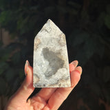 UV Chalcedony x Quartz Point - Mexico - Intuitive
