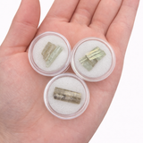 GEM JAR Cats Eye Tourmaline - Tanzania - Natural Green Tourmaline with Cats Eye "Shift"