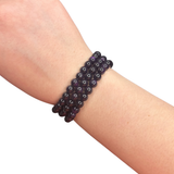 Purpurite Bracelet - Flashy Purpurite Bracelet - 6mm Purpurite Bracelet - High Quality