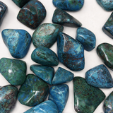 XL Chrysocolla Tumbled Stone, Chrysocolla with Quartz, Chrysocolla and Shattuckite, XL Chrysocolla, T-15-1