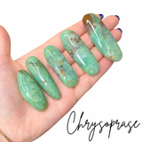 QUALITY Chrysoprase Stick, Tumbled Chrysoprase, Chrysoprase Stick Tumble, Bright Chrysoprase