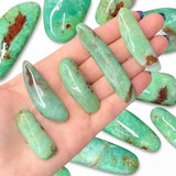 QUALITY Chrysoprase Stick, Tumbled Chrysoprase, Chrysoprase Stick Tumble, Bright Chrysoprase
