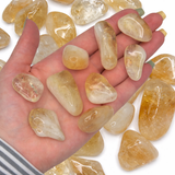 Citrine Tumbled Stone, Natural Citrine Tumble, Citrine Tumble, Pocket Citrine, Healing Citrine Tumble, P-18