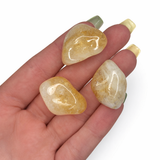 Citrine Tumbled Stone, Natural Citrine Tumble, Citrine Tumble, Pocket Citrine, Healing Citrine Tumble, P-18