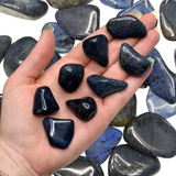 Dumortierite Tumble, Tumbled Dumortierite, Healing Dumortierite
