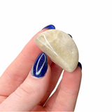 Earth Moonstone Tumble, Natural Moonstone Tumble, Flash Moonstone, Earth Moonstone Pocket Stone