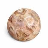 Flower Agate Palm Stone - Natural Flower Agate - Polished Flower Agate Palm