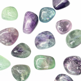 Rainbow Fluorite Tumble, Tumbled Fluorite, Polished Fluorite, Healing Fluorite