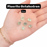 ONE Small Fluorite Octahedron - Natural Green Fluorite Specimen