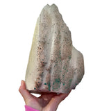 XL Dogtooth Calcite with Malachite - NEW FIND - Hubei, China - Pyrite and Malachite Inclusions - #1