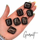 Garnet Tumble, Tumbled Garnet, Smooth Garnet, Pocket Garnet, Healing Garnet
