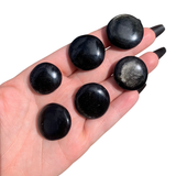 Gemstone Coin - Mini Crystal Worry Stone - Pocket Stone