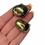 Tumbled Chalcopyrite, Polished Chalcopyrite, Chalcopyrite Tumble, Chalcopyrite Pocket Stone, T-158