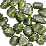 Gem Vesuvianite, Tumbled Vesuvianite, Idocrase, Tumbled Idocrase, T-114