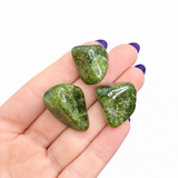 Gem Vesuvianite, Tumbled Vesuvianite, Idocrase, Tumbled Idocrase, T-114