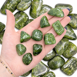 Gem Vesuvianite, Tumbled Vesuvianite, Idocrase, Tumbled Idocrase, T-114
