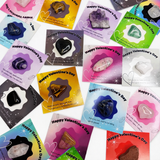 28 Pack Gemstone Valentines - Valentines Crystal Gifts - 5pc Add On
