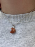 Dainty Gemstone Pendant - High Quality Crystal Pendant - Silver Crystal Pendant