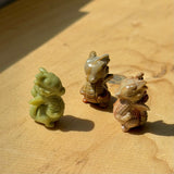 Alashan Agate Carving - Gobi Desert Agate - Agate from Inner Mongolia - Gemstone Mini Carving