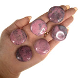 Gemstone Coin - Mini Crystal Worry Stone - Pocket Stone