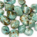 Green Moonstone Tumble, Garnierite Tumble, Tumbled Green Moonstone, Tumbled Garnierite