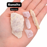 THREE Kunzite Specimens - Natural Kunzite - 3pc Various Kunzite
