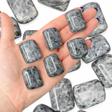 Larvikite Stone, Tumbled Larvikite, Larvikite Pocket Stone, Larvikite Tumble