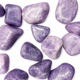 Lepidolite Tumbled Stone, Light Lepidolite Tumble, Pocket Lepidolite Stone, Tumbled Lepidolite