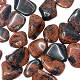Mahogany Obsidian, Red Obsidian, Tumbled Mahogany Obsidian