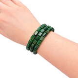 Malachite Cylinder Bracelet - Malachite Bracelet - High Quality