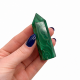 Polished Malachite Small Point - Small Malachite Point - Congo Malachite