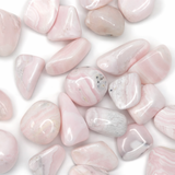 Pink Mangano Calcite Tumble, Tumbled Mangano Calcite, Polished Mangano Calcite, UV Reactive Calcite, T-148