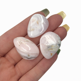 Pink Mangano Calcite Tumble, Tumbled Mangano Calcite, Polished Mangano Calcite, UV Reactive Calcite, T-148