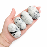 Rainbow Moonstone Palm Stone - Natural Rainbow Moonstone - Polished Rainbow Moonstone Palm