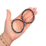 "Devil" Aquamarine Bracelet - Flashy Aquamarine Bracelet - 5mm Aquamarine Bracelet - High Quality